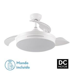 VENTILADOR TECHO MICENAS 72W 7200Lm MANDO MOTOR DC