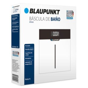 BASCULA BAÑO BLAUPUNKT DIGITAL/TEMPERATURA