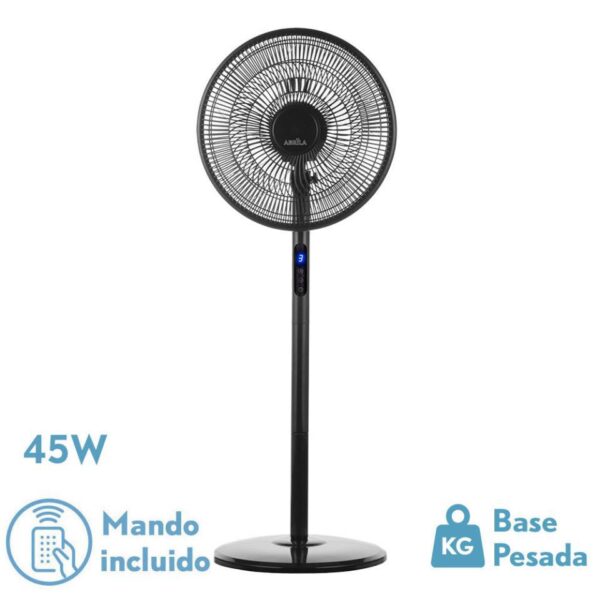 VENTILADOR PIE ICONO ABRILA 45W C/MANDO