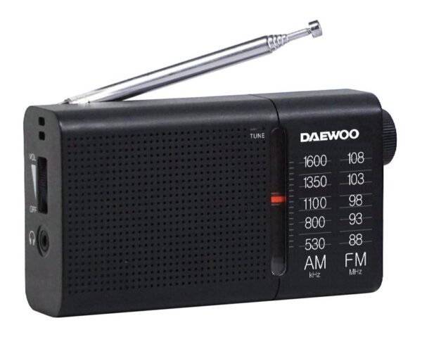 RADIO DAEWOO AM/FM CON ALTAVOZ C/AURICULARES