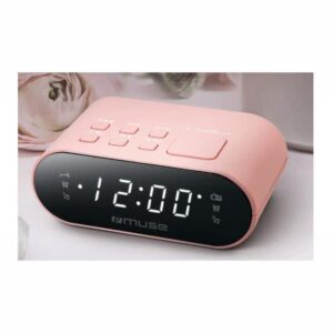 RADIO DESPERTADOR MUSE 20 SINTONIAS ROSA